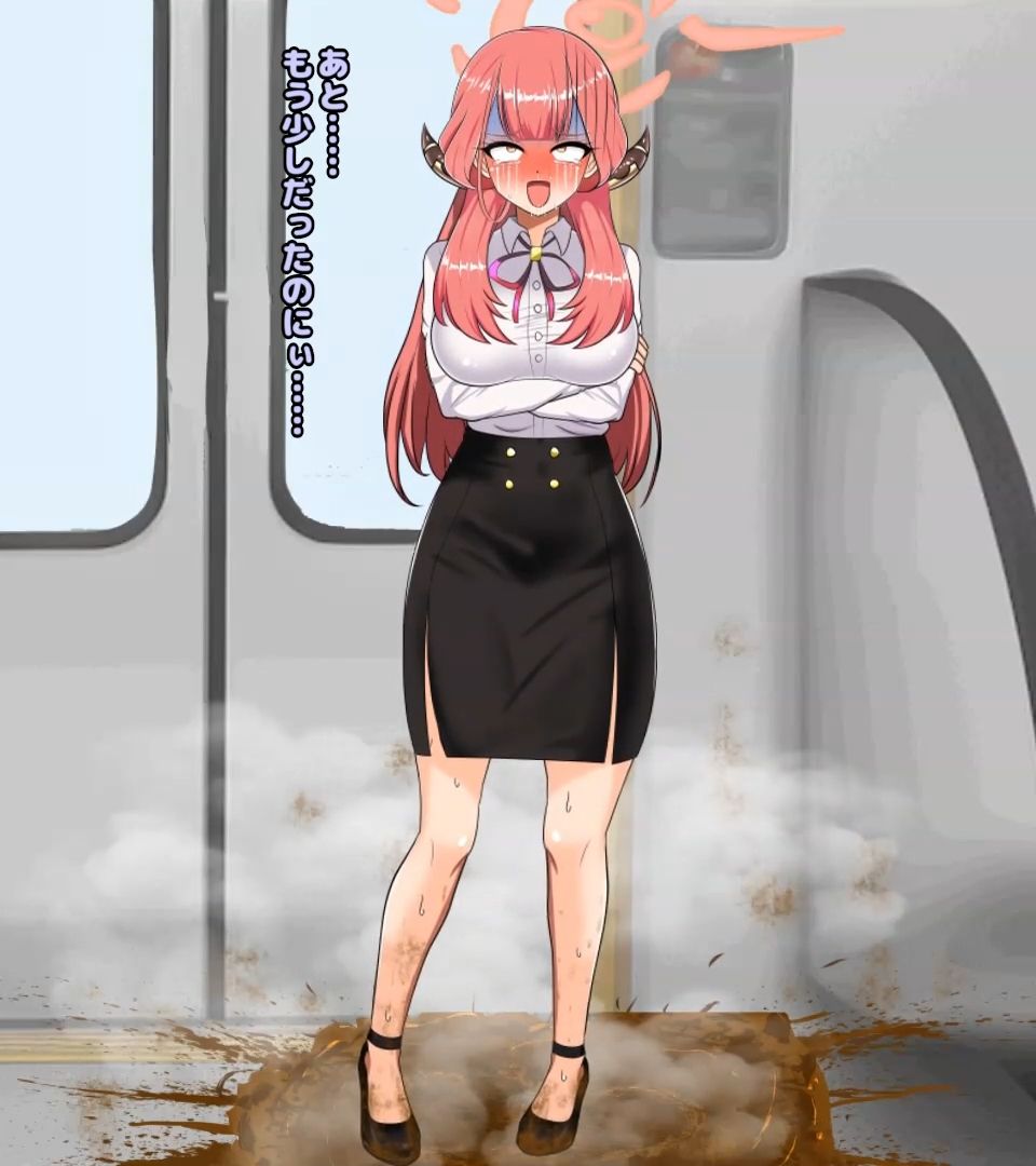 便意我慢＆着衣脱糞アニメーション（7） 陸八◯アル