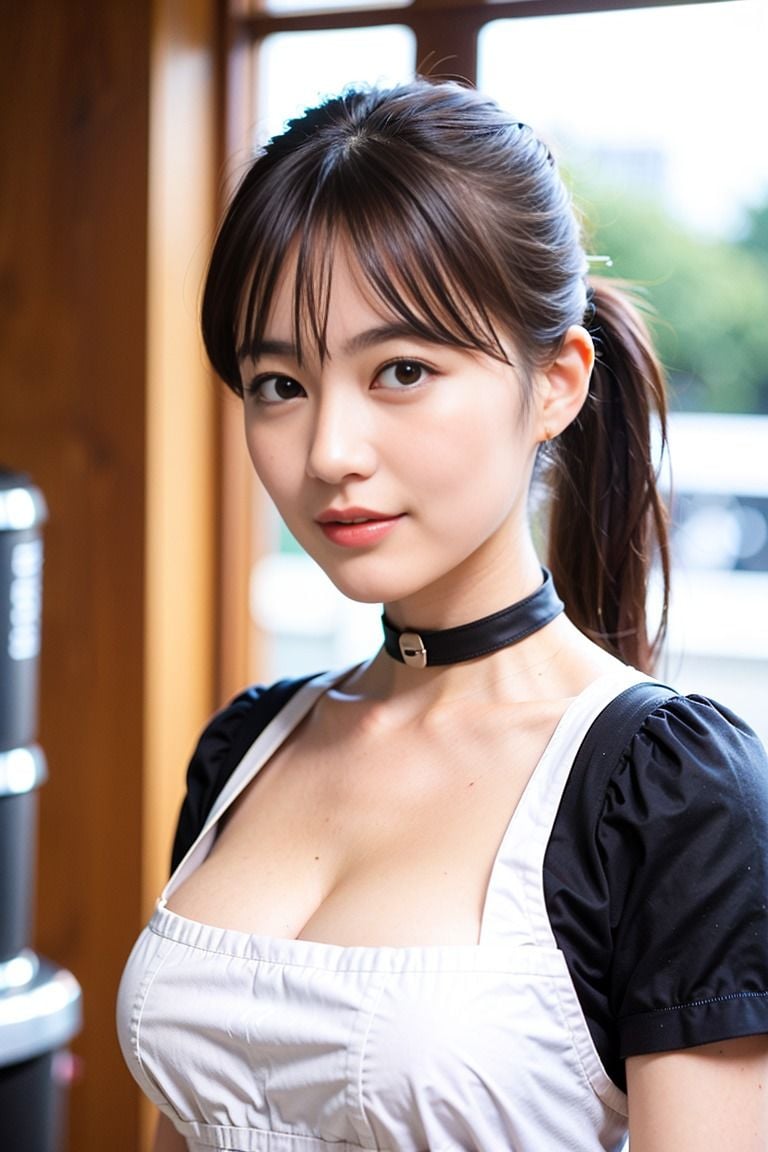 ラテのミルクは直搾り［巨乳の美人カフェ店員］