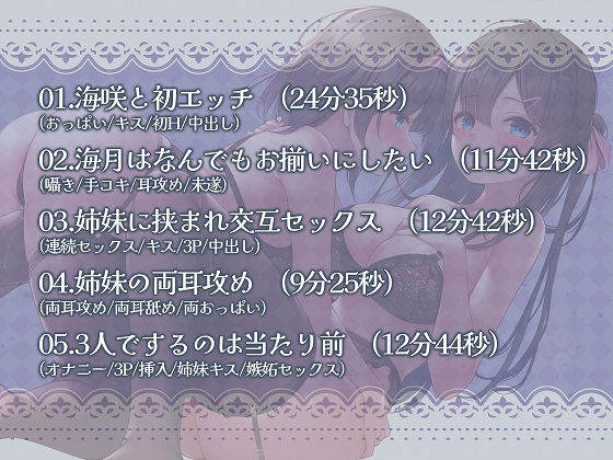 彼女と彼女の妹-なかよし姉妹はなんでもお揃い-【KU100】