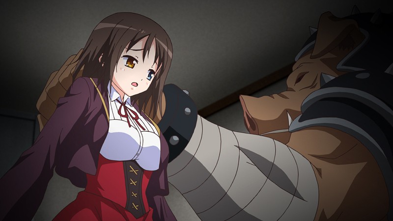 JKとオーク兵団~悪豚鬼に凌虐された聖女学園~ 「クールなオッドアイ・雪乃~ハメる裏切りと豚足巨根」