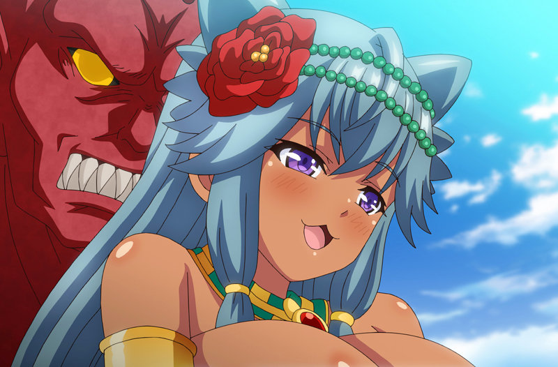 錬精術士コレットのHな搾精物語 第二話 褐色踊り子アーシャ参戦! エッチな誘惑でオーガを討て!