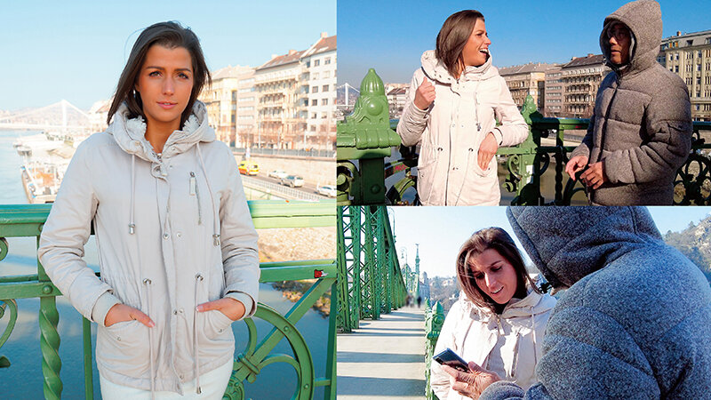 世界共通のBody Language 健康的褐色美女を英語片言日本人が翻訳アプリでガチナンパAV出演