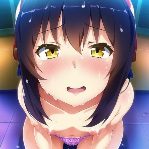 主観視点で美少女にぶっかけ