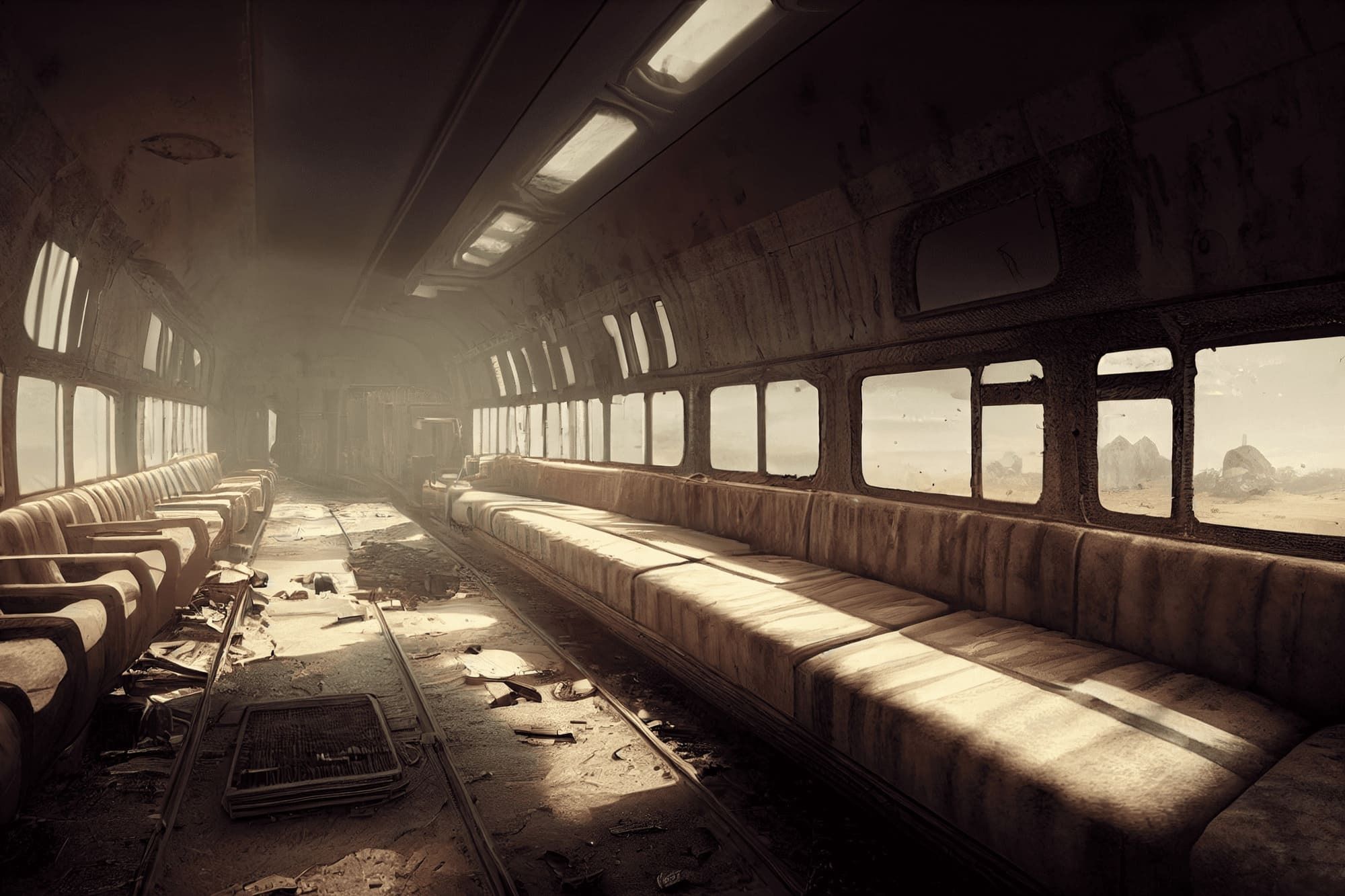 【ポストアポカリプス、廃墟背景】著作権フリーの高解像度画像（100枚）