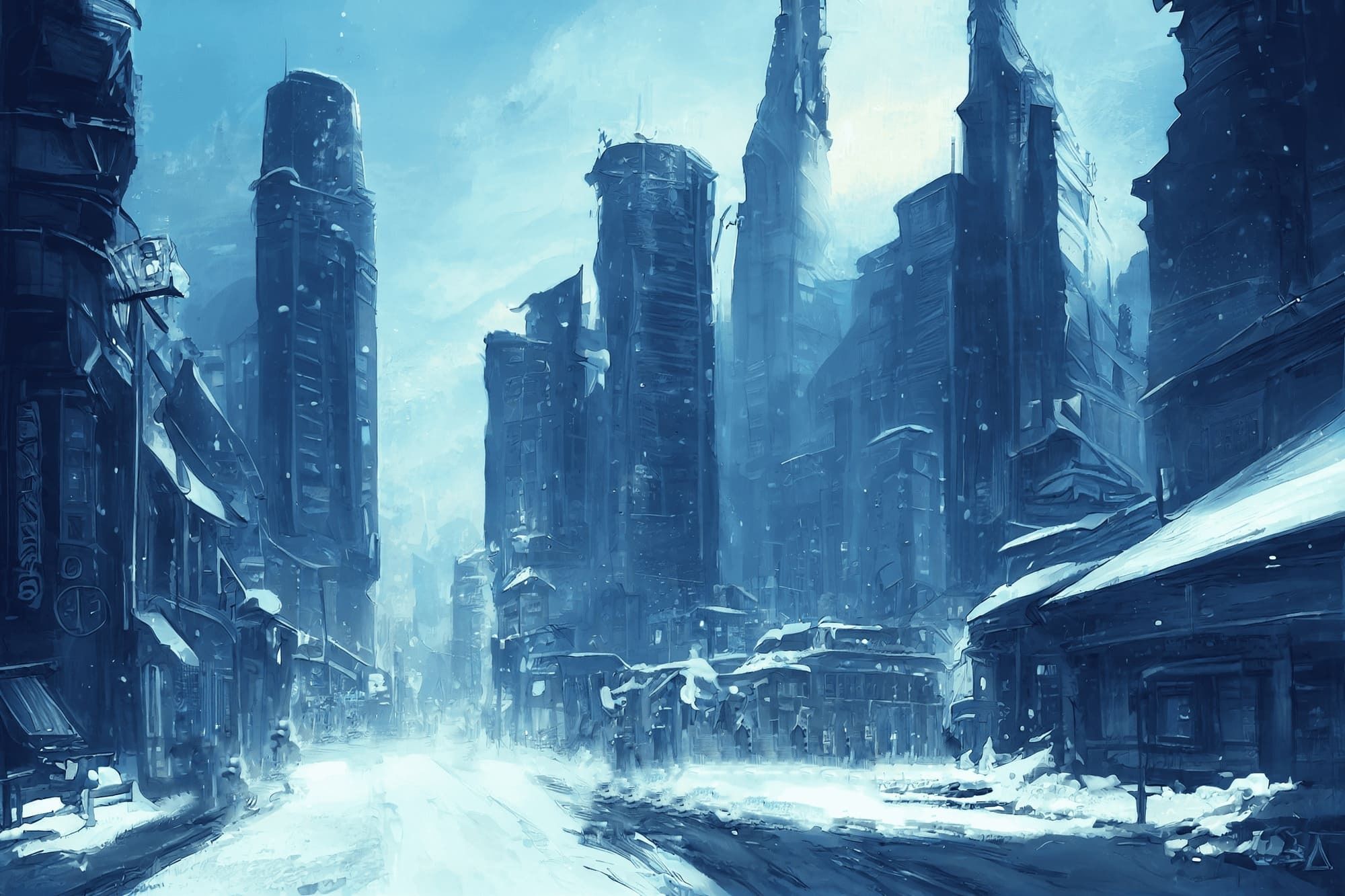 【雪の世界、雪国系背景】著作権フリーの高解像度画像（100枚）