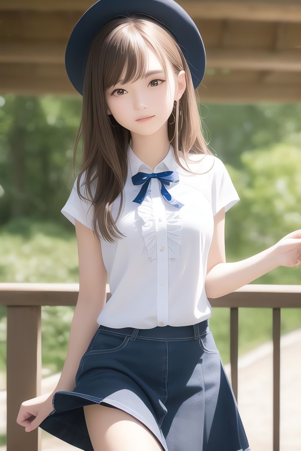 透き通るような美少女AIイラスト集※リアル