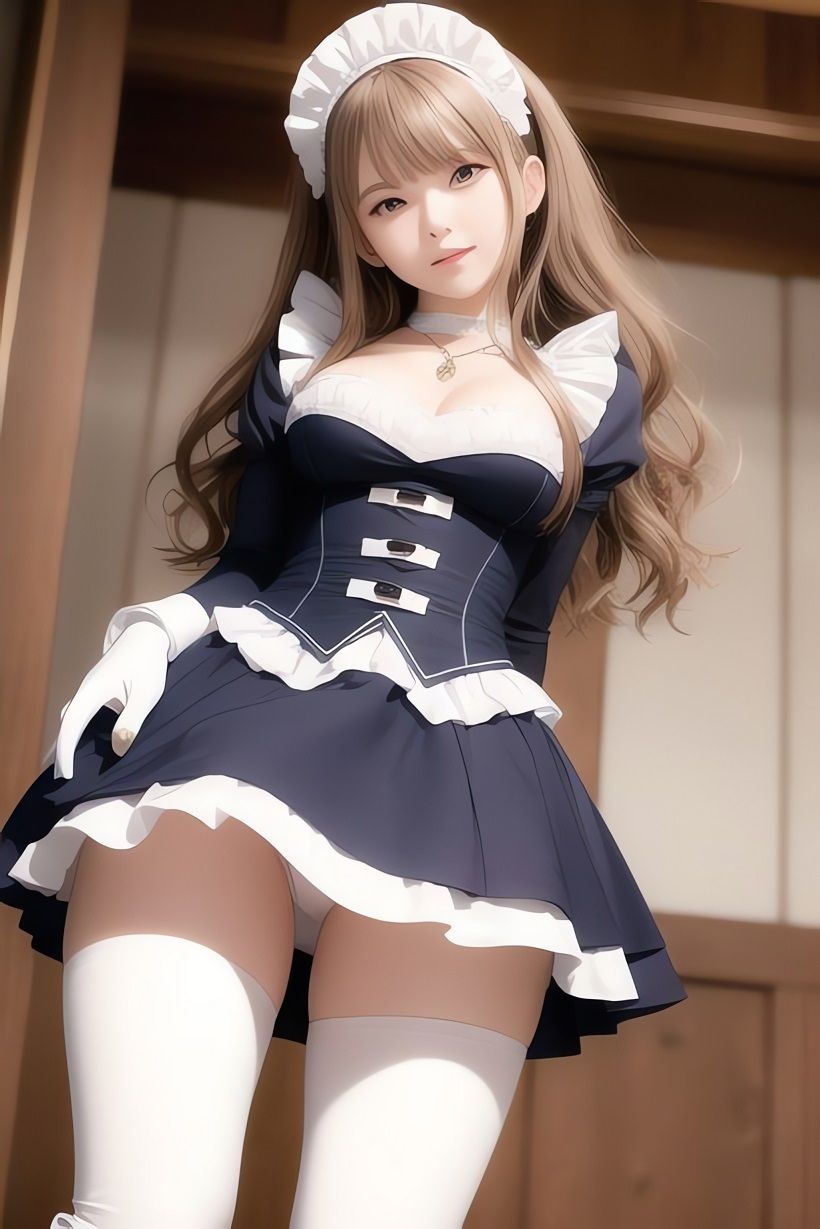 非実在美少女メイドAIイラスト集※リアル4