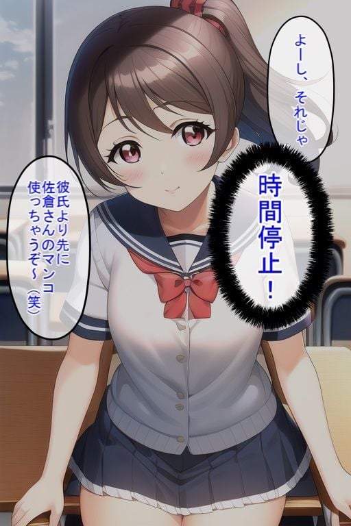 クラスで一番可愛いマドンナ的美少女に彼氏ができたので時間停止寝取り交尾