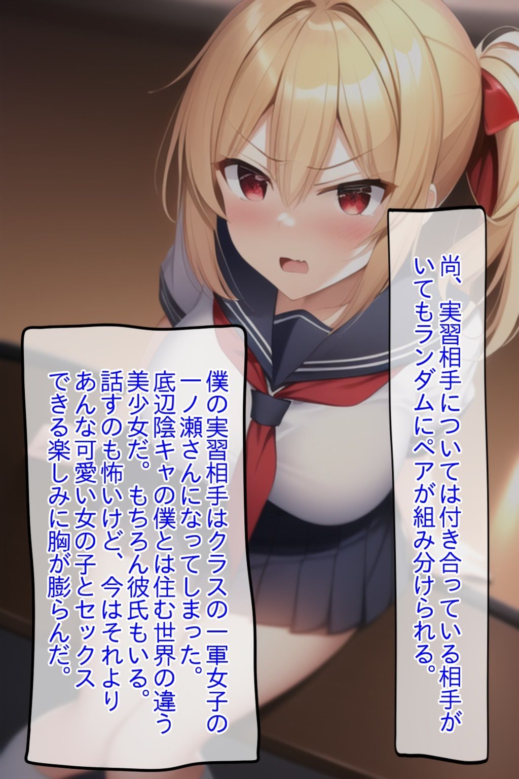 彼氏持ち陽キャ女子とSEX実習！危険日こっそり中出しNTR