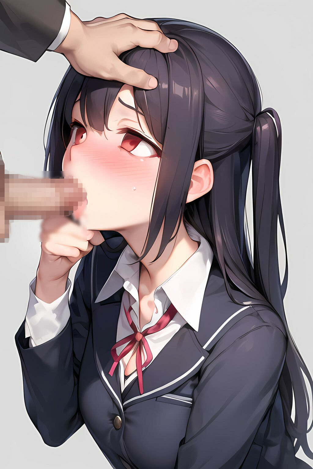 おしゃぶりフェチ 横アングル赤ら顔編