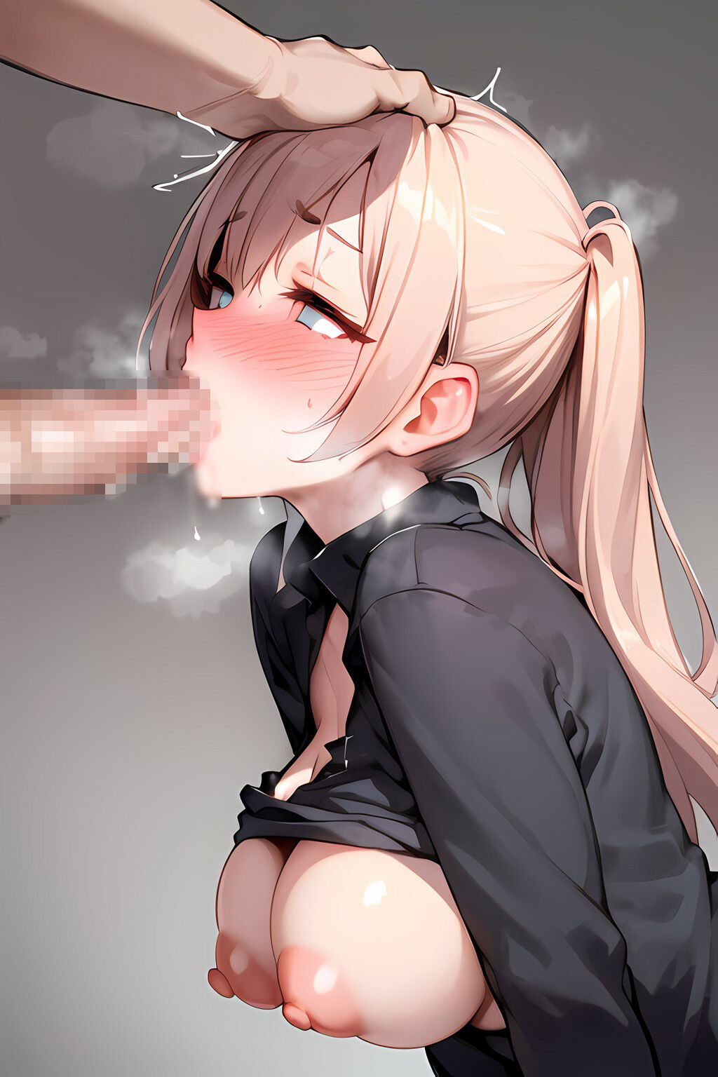 おしゃぶりフェチ 横アングル赤ら顔編