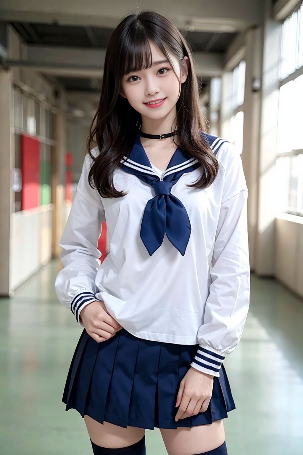 ヤレるアイドル女子校生の露出ステージ