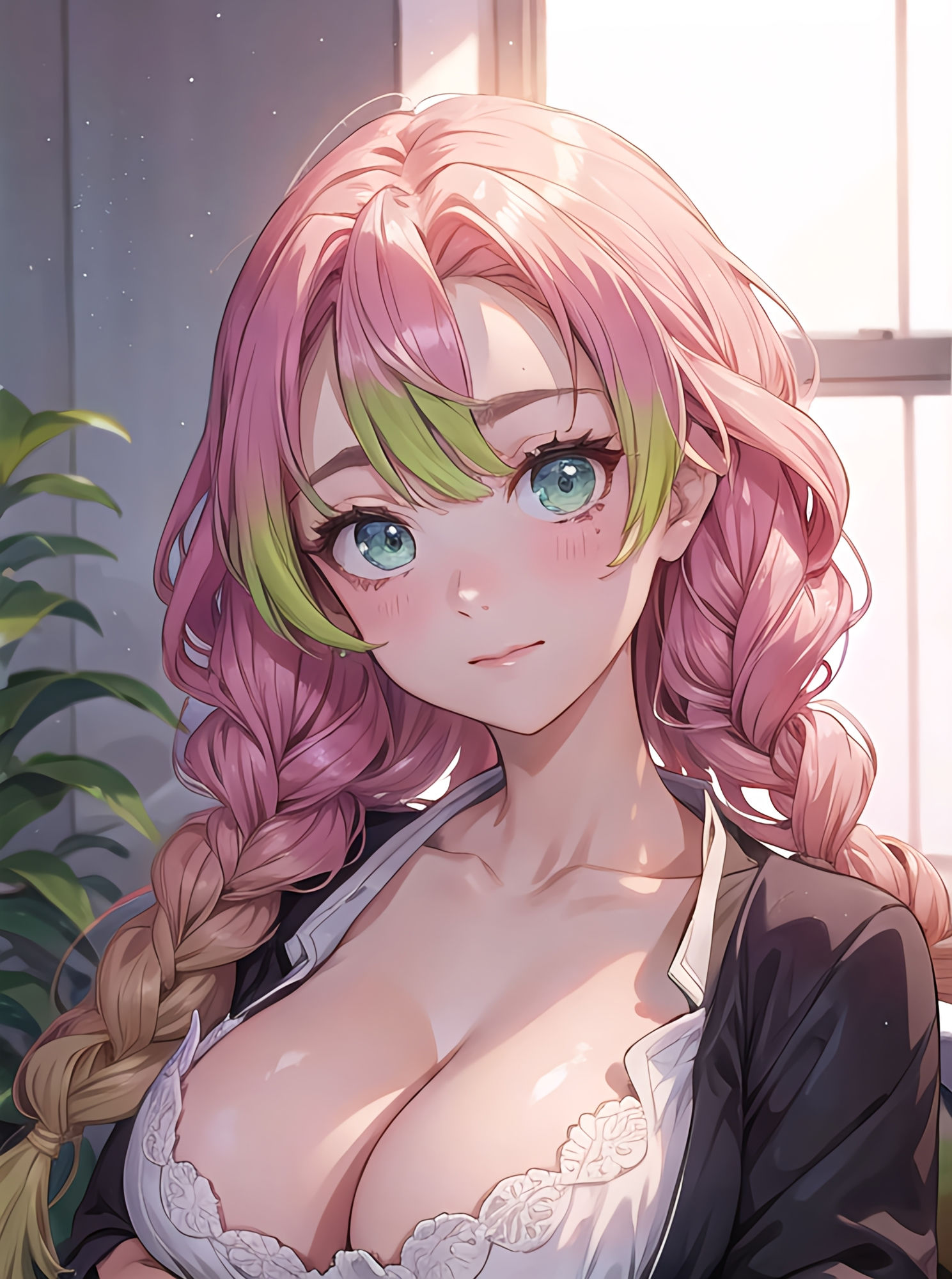 乳柱、温泉に行く
