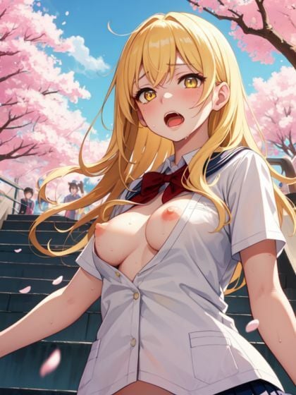 AIに支配され痴女になってしまった美少女女子校生