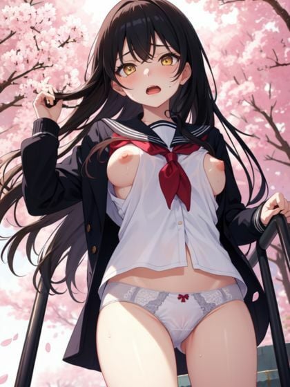 AIに支配され痴女になってしまった美少女女子校生