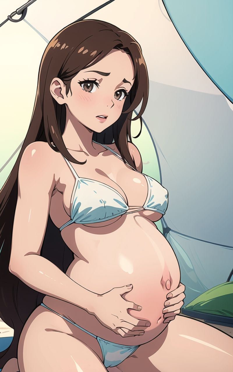 【NTR】臨月妊婦ナンパ〜ビーチで寝取る!〜