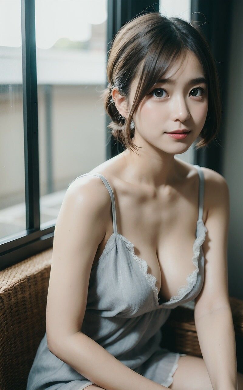 ネグリジェ姿の見知らぬ女性