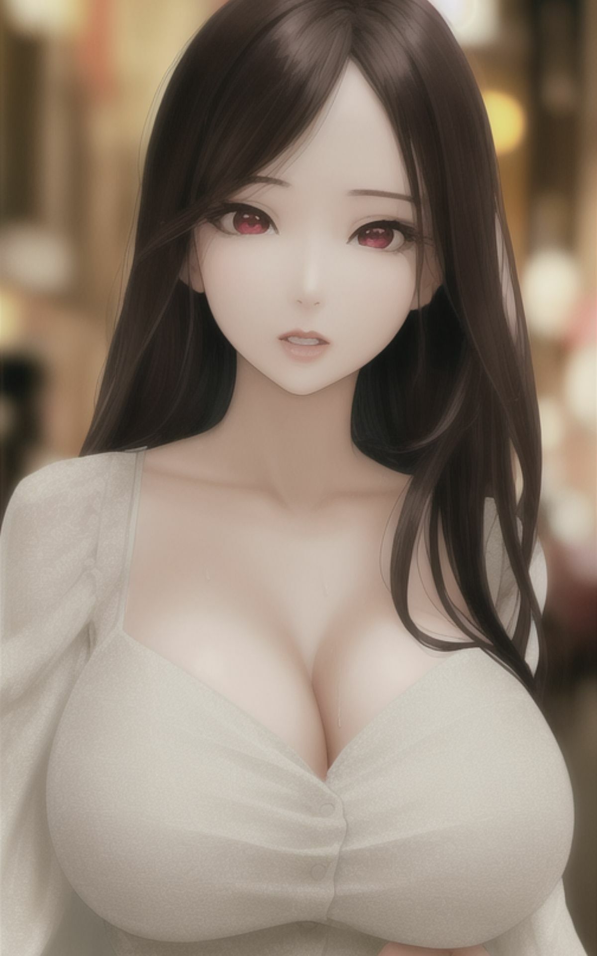 AI美女イラストvol.13街で見かけたえちえち女子