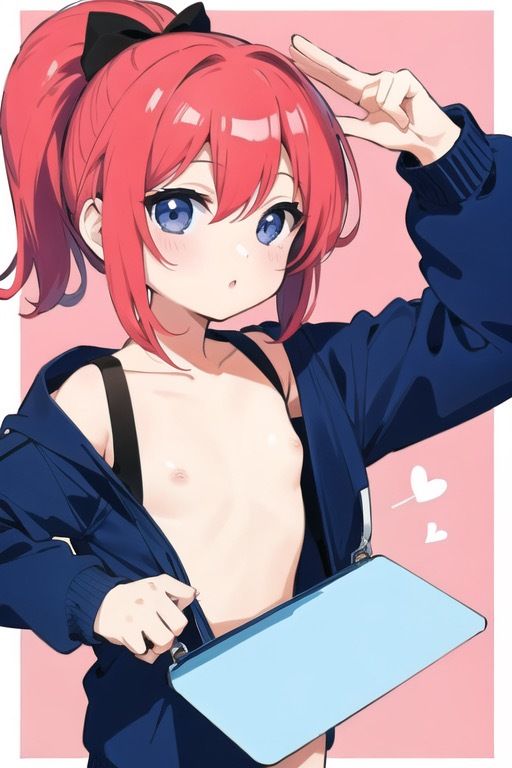 おっぱい出しちゃった!かわいい女の子のイラスト集!パート3