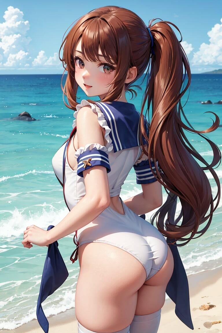 セーラー水着少女サンシャイン