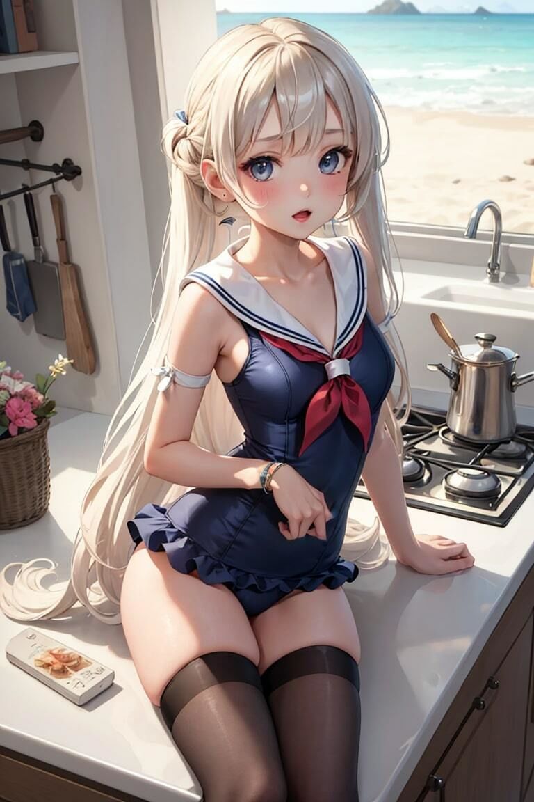 セーラー水着少女サンシャイン