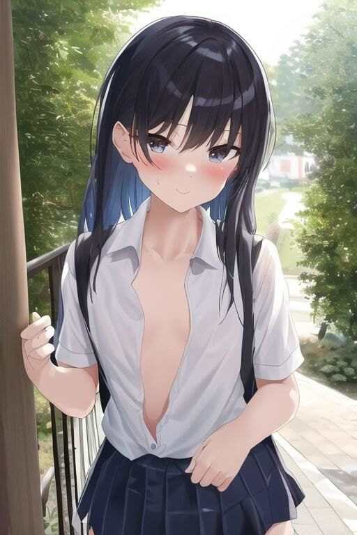 男を知らない貧乳JKが露出のスリルに快感を覚えてしまい性癖が歪んでしまう集