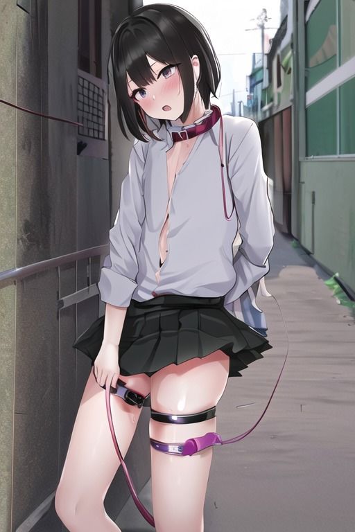 承認欲求に負けた貧乳JKが首輪を装着し完全服従を宣誓したことで人生終了のカウントダウンが始まってしまう集
