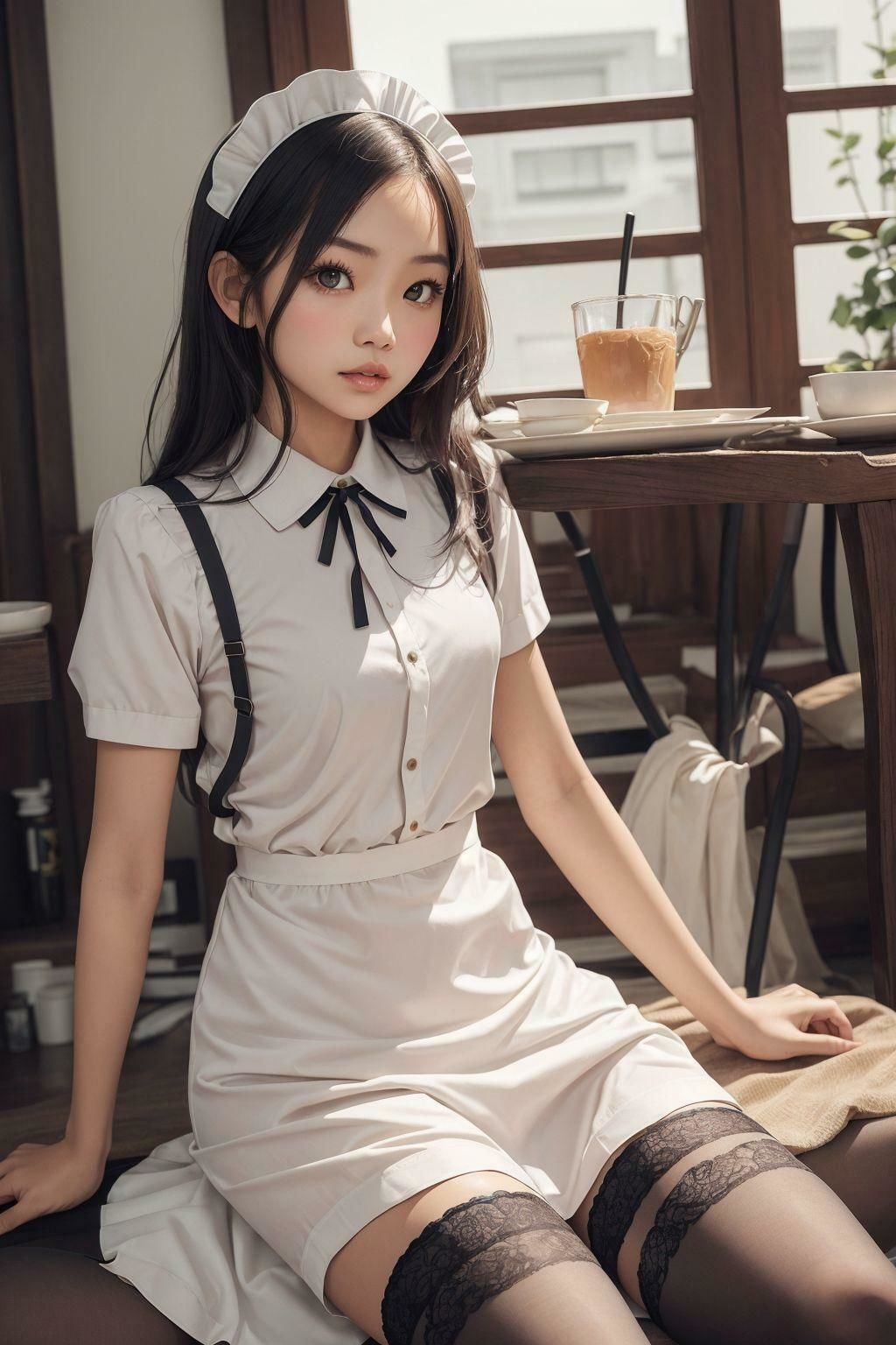 ご奉仕メイド美少女