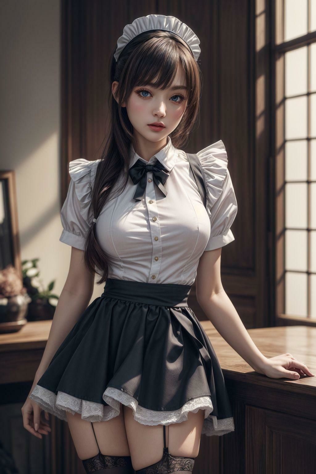 ご奉仕メイド美少女