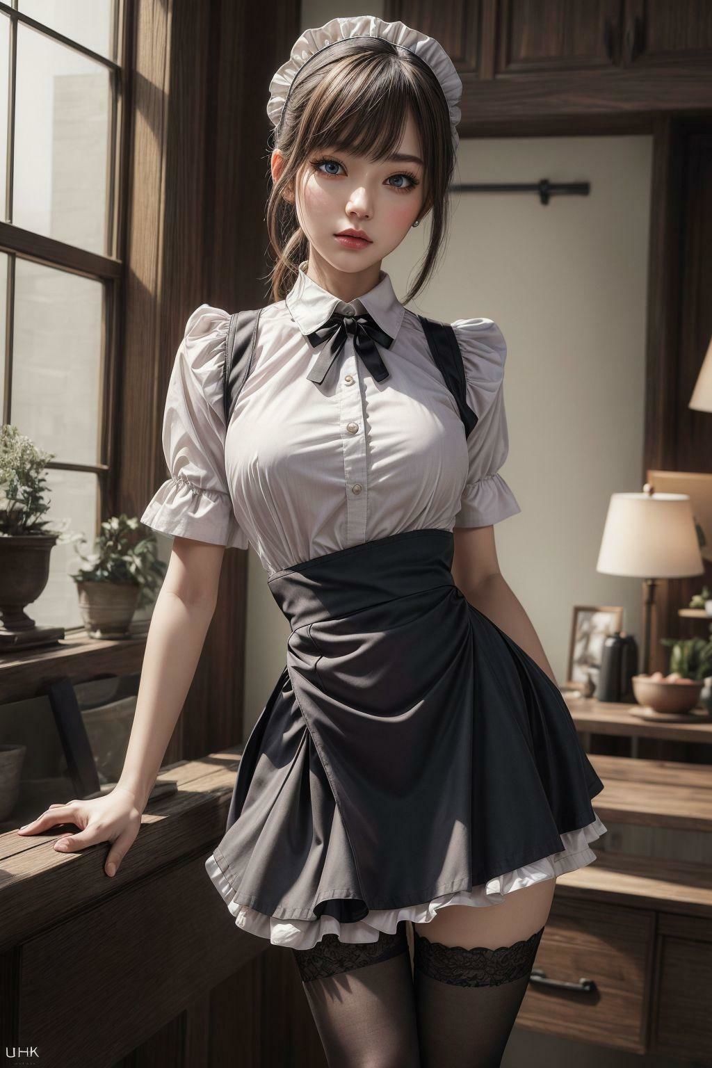 ご奉仕メイド美少女