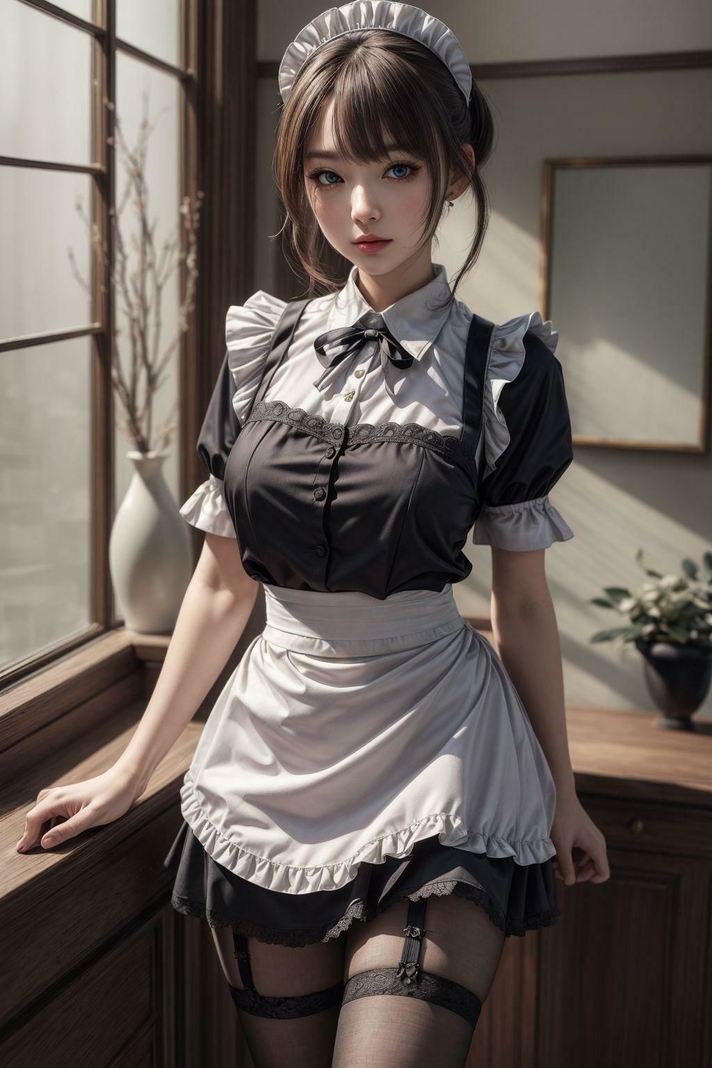 ご奉仕メイド美少女
