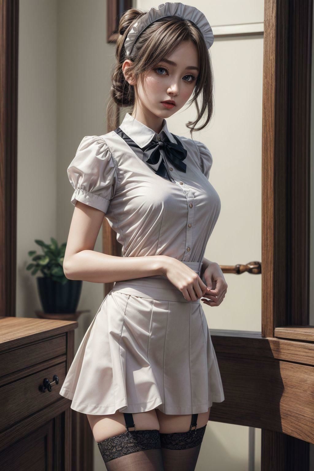 ご奉仕メイド美少女