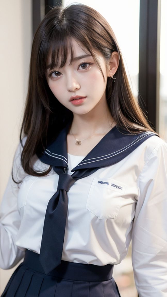 超高クオリティ！着エロセーラー服！制服女子コスプレ