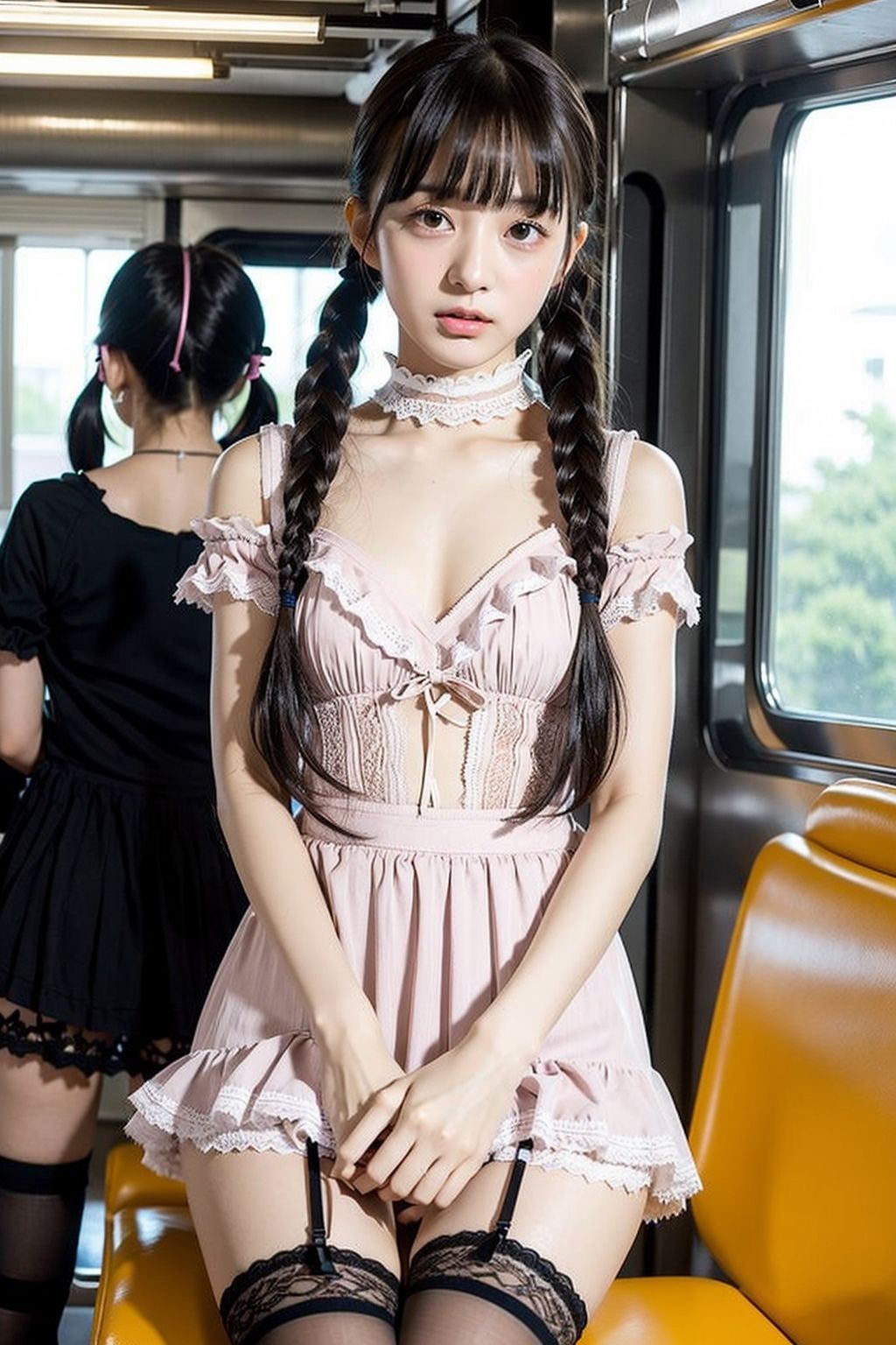 空いてる車内ねぇなんで私の前に座ったの2