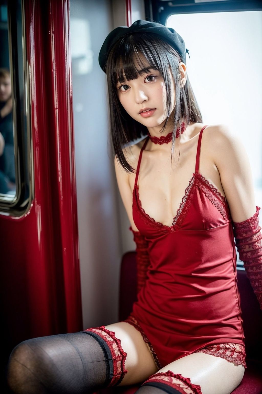 空いてる車内ねぇなんで私の前に座ったの2