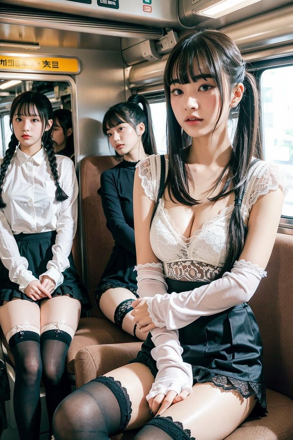 空いてる車内ねぇなんで私の前に座ったの3
