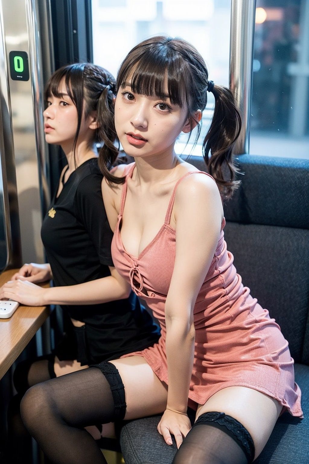 空いてる車内ねぇなんで私の前に座ったの3