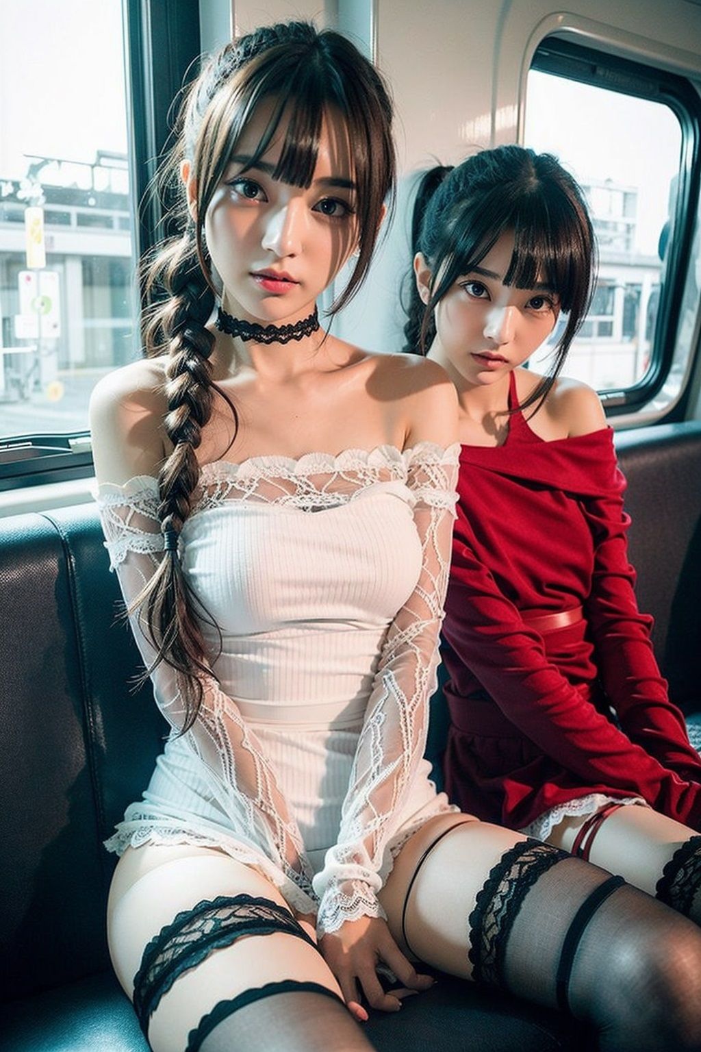 空いてる車内ねぇなんで私の前に座ったの4