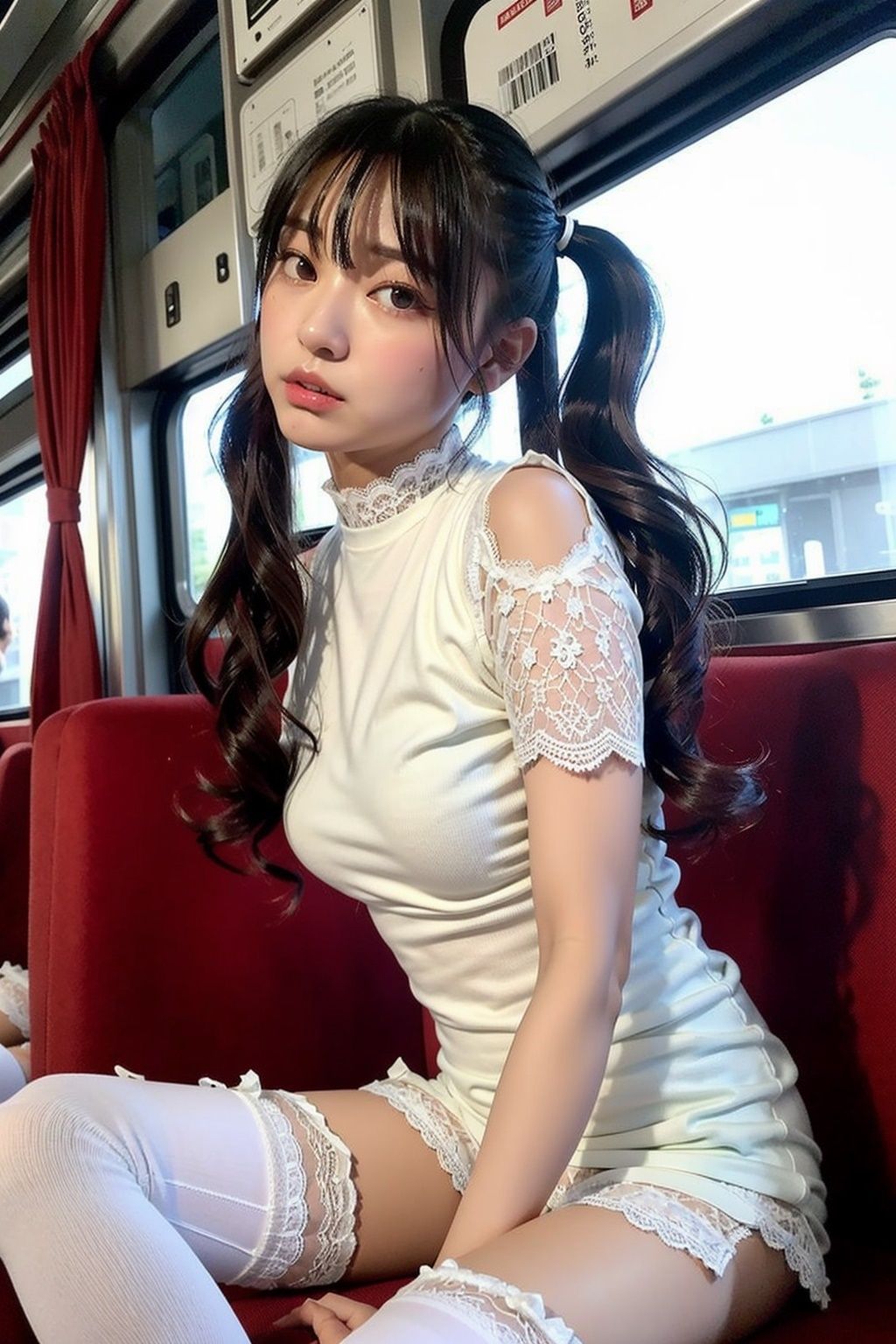 空いてる車内ねぇなんで私の前に座ったの4