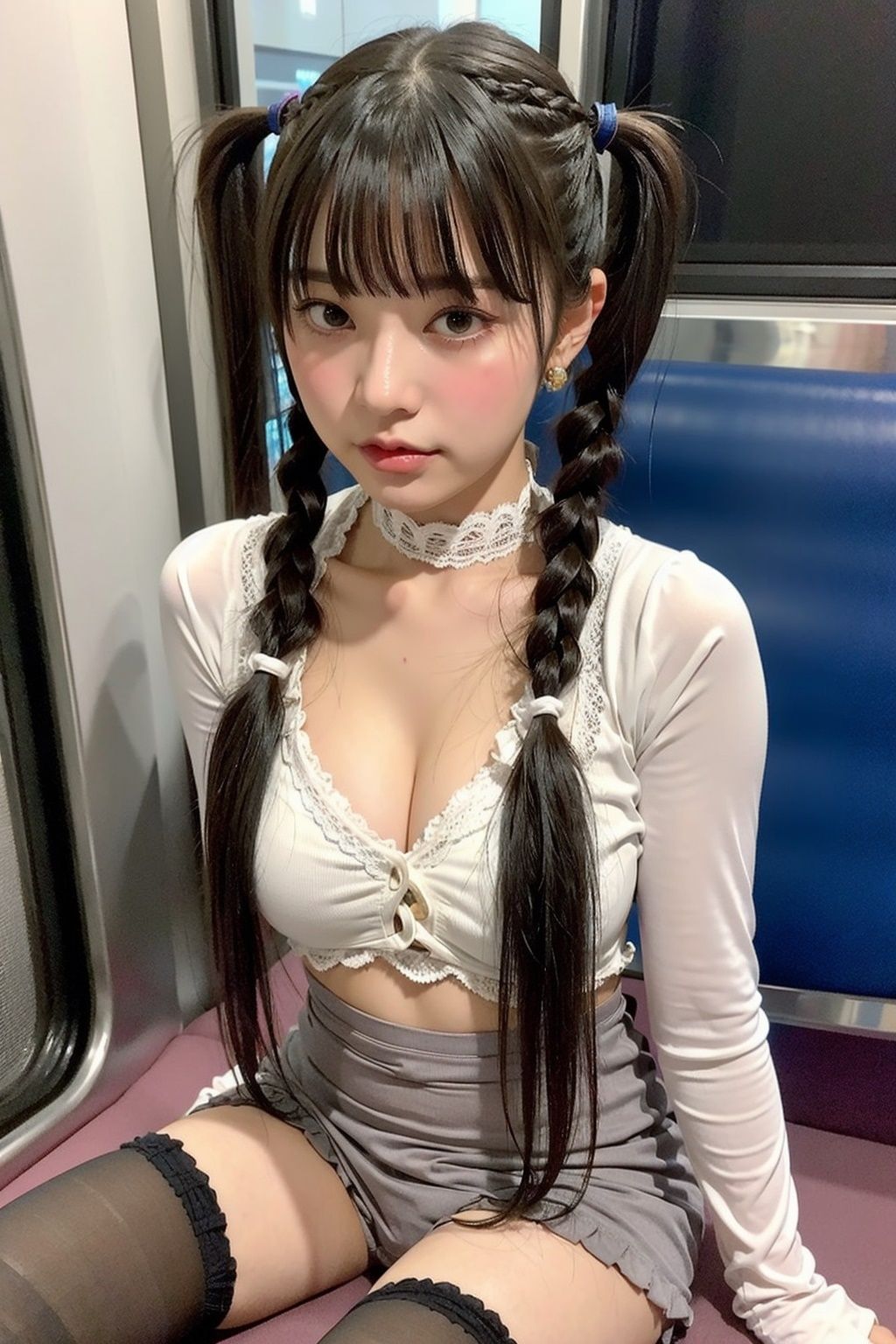 空いてる車内ねぇなんで私の前に座ったの5