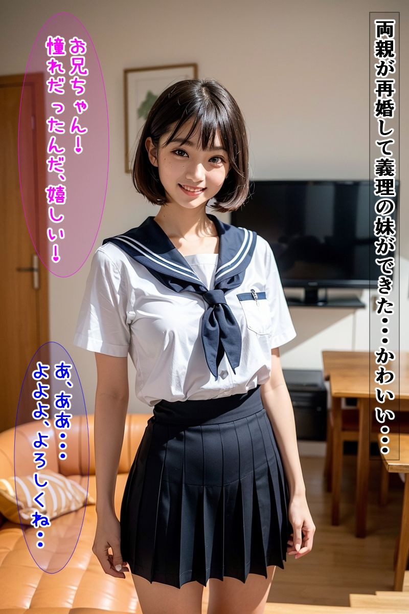 デレデレ義理妹にデカチンポ注入