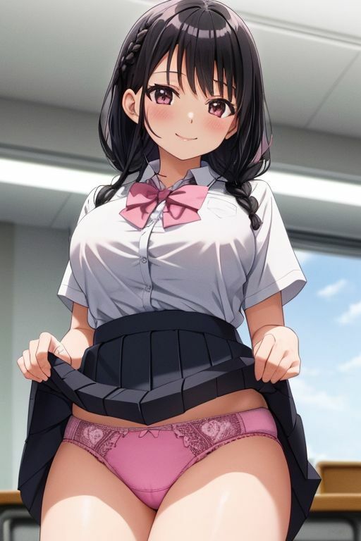 黒髪女子の下着