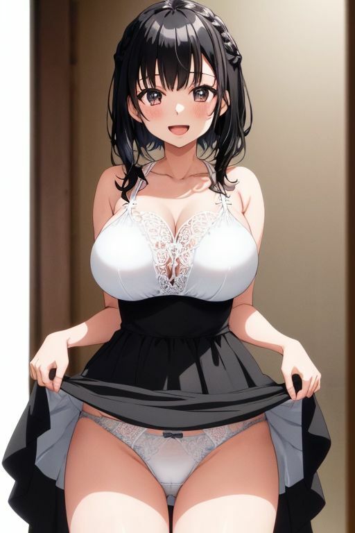 黒髪女子の下着