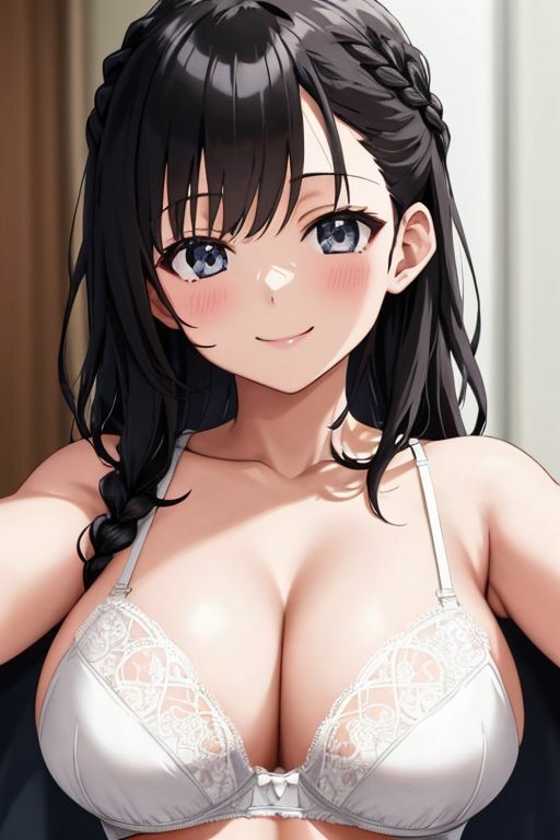 黒髪女子の下着
