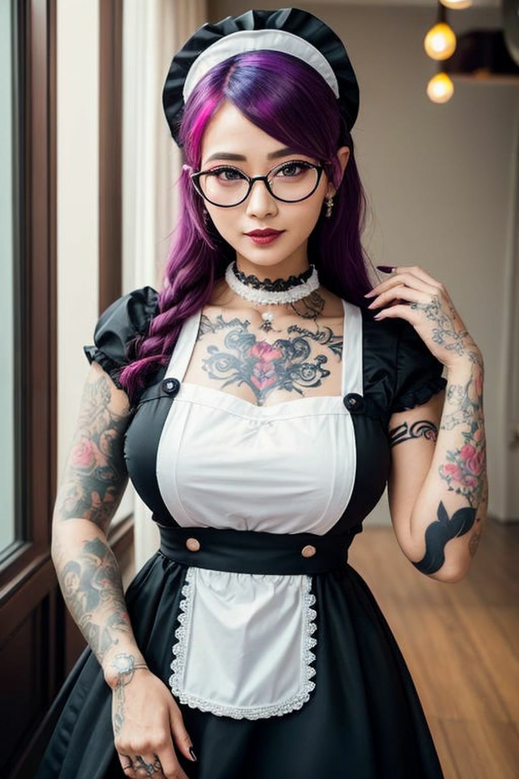 えっちなAIメイド図鑑:ドSで可愛いAI美女写真集