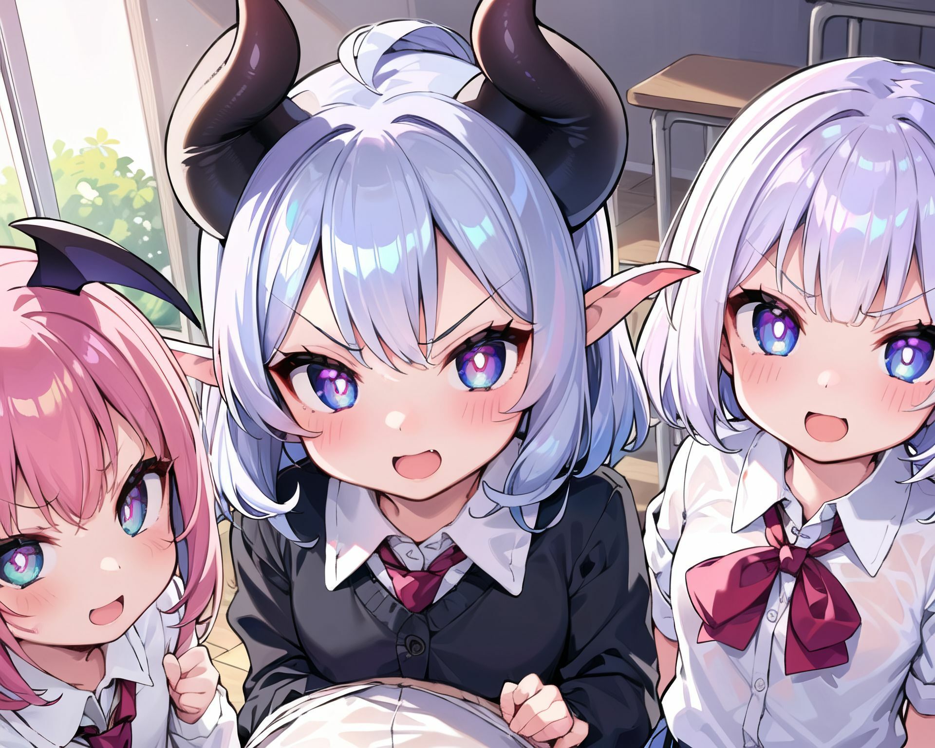 サキュバスxハーレム6_学生服編2