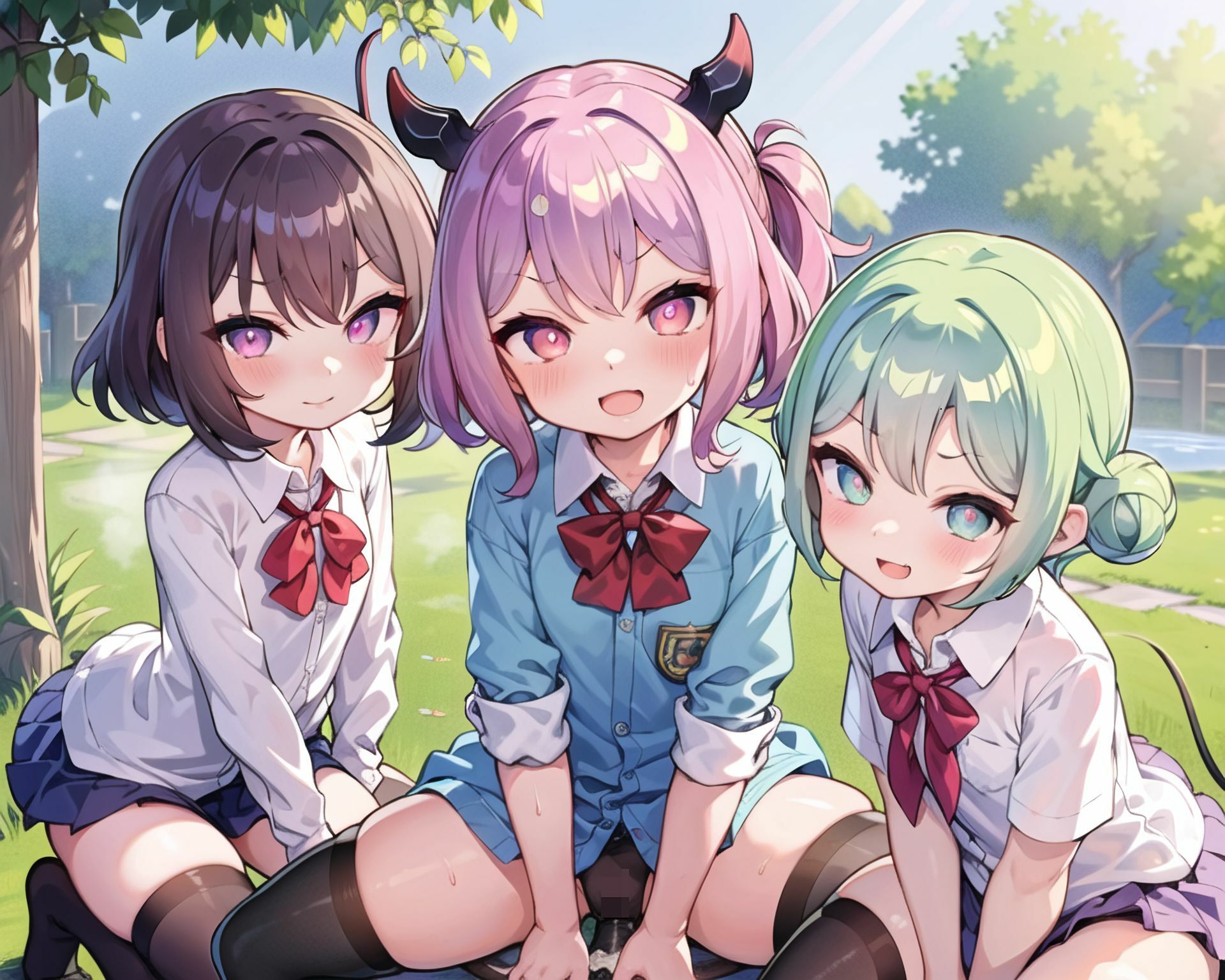 サキュバスxハーレム6_学生服編2