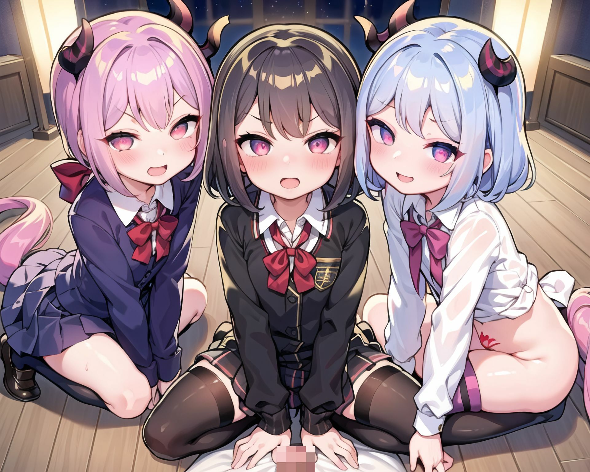 サキュバスxハーレム6_学生服編2