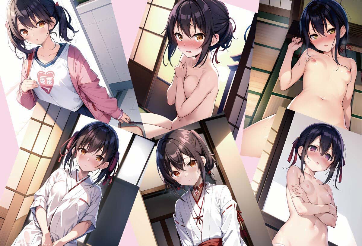 巫女服姿の妹と脱衣ポーカー勝負［AI挿絵つき短編小説］