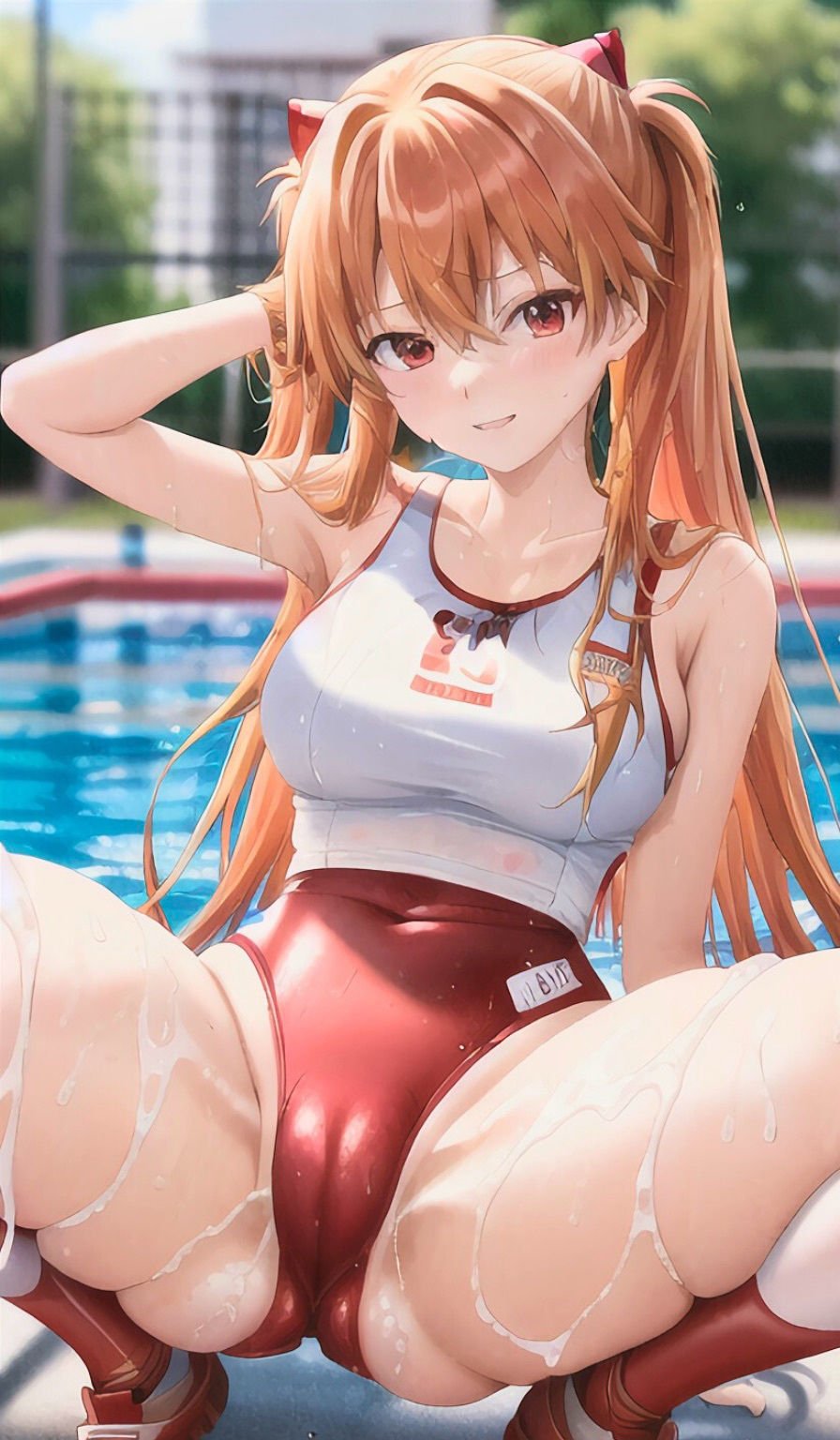 アスカ・D・ラングレーさんが彼氏に中出しされてしまった -寝取られ美女AICGイラスト集- 使徒地方在住